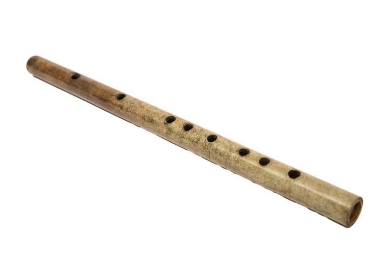 FLUTE TRAVERSIERE (PROBABLEMENT) EN GRES, SHINOBUE