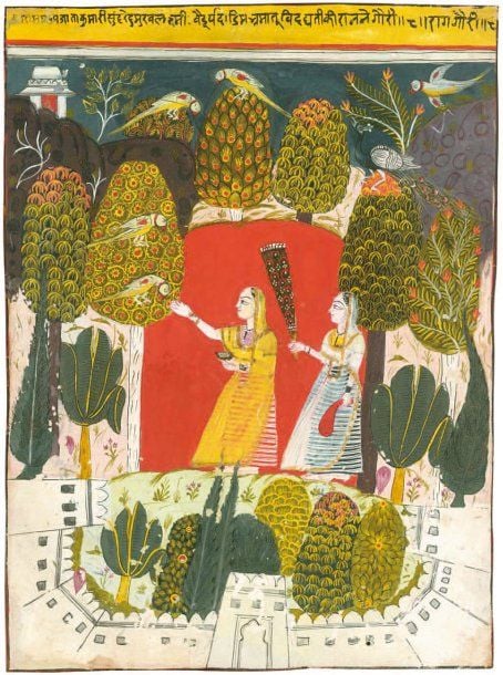 GAURI RAGINI Illustration d'un Ragamal