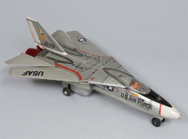 GD Grumman F 111 A - Jet Fighter - TN Nomura - Japon - vers 1975 - tôle lith