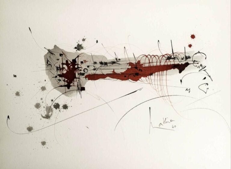 Georges MATHIEU (1921-2012) Sans titr