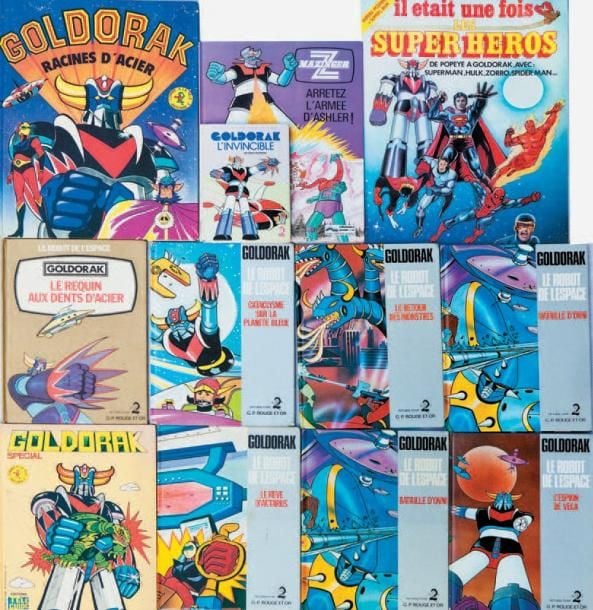 Goldorak - Mazinger Z Lot de 12 Bandes Dessinées - Télé Guide - Editions