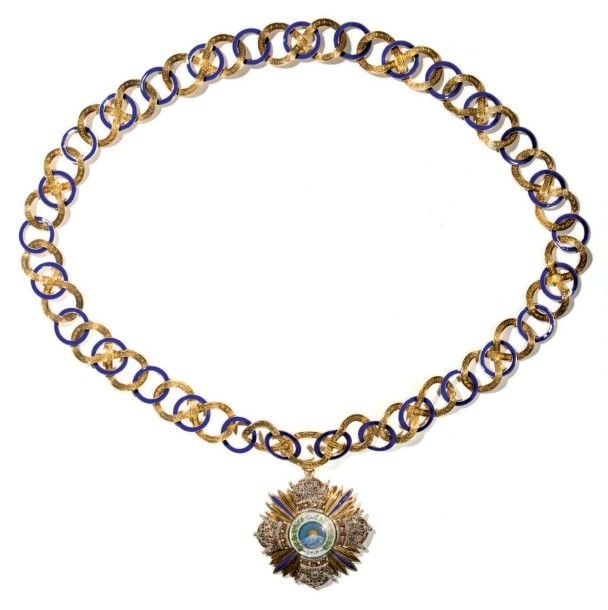 * Grand collier et broche de l'Ordre Pahlavi