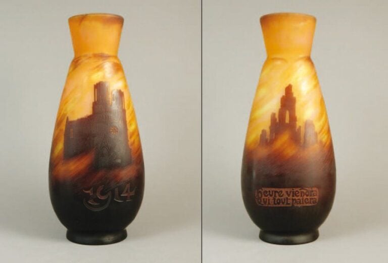Grand vase ovoïde à col tronconique ouver
