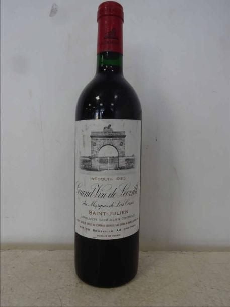 Grand Vin de Léoville du Marquis de Las Cases, Saint Julien, 1985 1 bouteille (étiquette tachée)