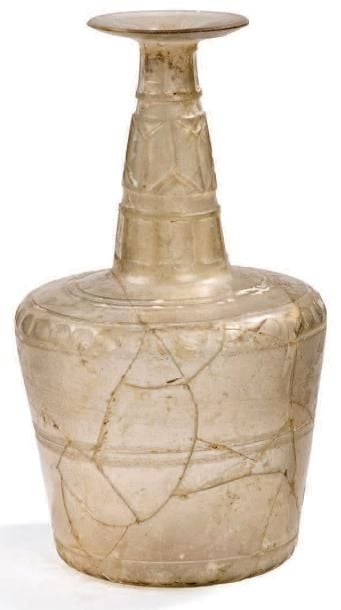 Grande bouteille en verre