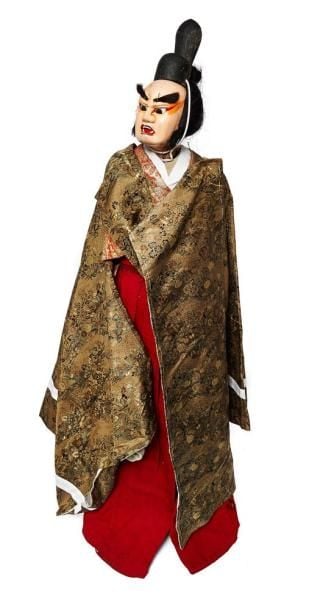 Grande poupée utilisée pour les spectacles de poupée traditionnels japonais (ningyo joruri, également connu sous le nom de bunraku