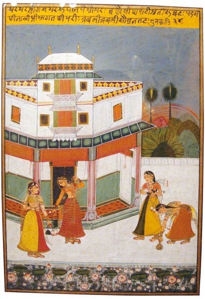 GUNAKALI RAGINI Illustration d'un Ragamal
