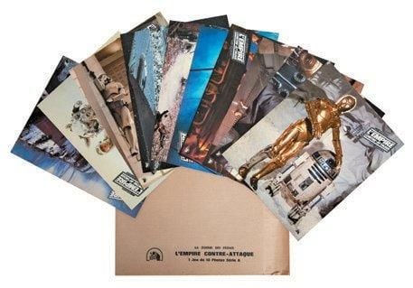 Hachette distribution - La Guerre des Étoiles - L'Empire Contre Attaque - 1 Jeu de 10 Photos d'exploitation Série A France Dimensions 22 x 27 cm