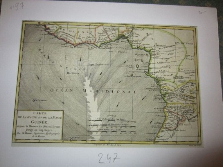 HAUTE ET BASSE GUINEE, depuis la RIVIERE de SIRAA LEONE jusqu'au CAP NEGR