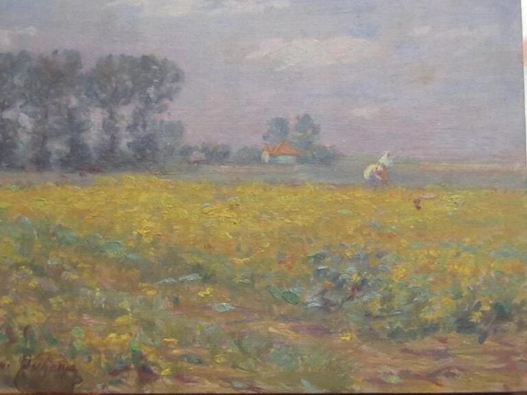 Henri Duhem "Les champs et le chemin