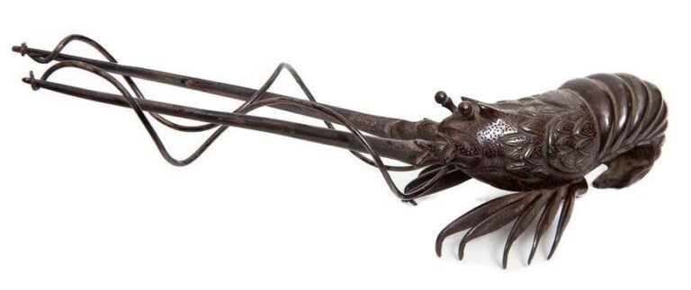 Homard en bronz