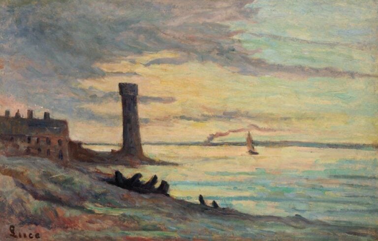 Honfleur, 1929 Huile sur toile, signée en bas à gauche 3
