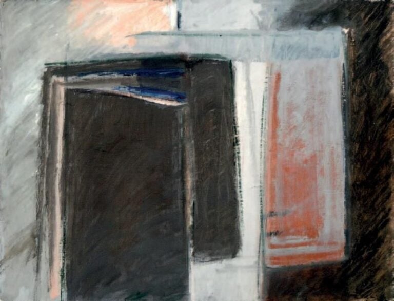 Huile sur papier, circa 1990 51 x 67 cm