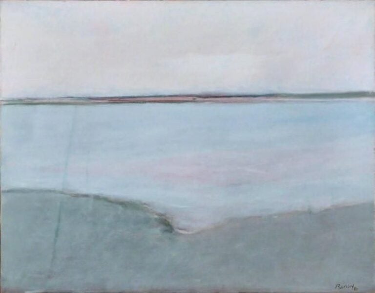 Huile sur toile, datée 1980 73 x 92 cm