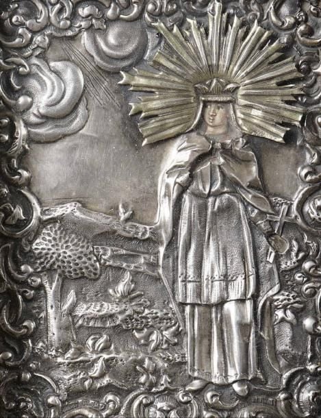 Icône de voyage représentant une Sainte (Tatiana ?