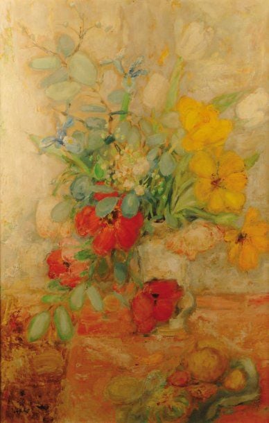Il entre aux Beaux Arts d'Hanoï en 1925 puis arrive à Paris en 1931 pour continuer ses étude