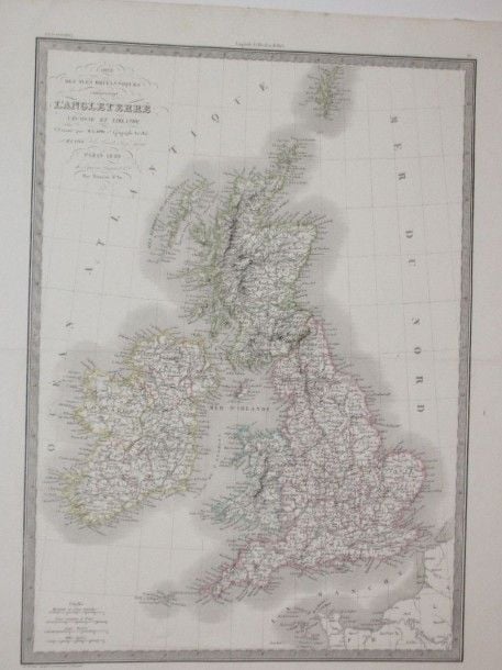 ILES BRITANNIQUES, comprenant l'Angleterre, l'Ecosse, l'Irland