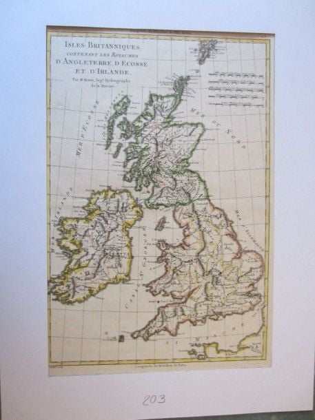 ILES BRITANNIQUES contenant les royaumes d'Angleterre, d'Ecosse, d'Irland