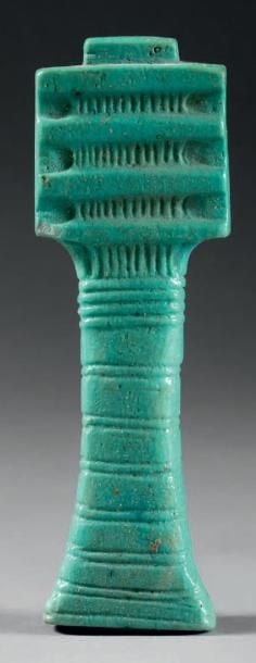 Importante statuette en forme de pilier Dje
