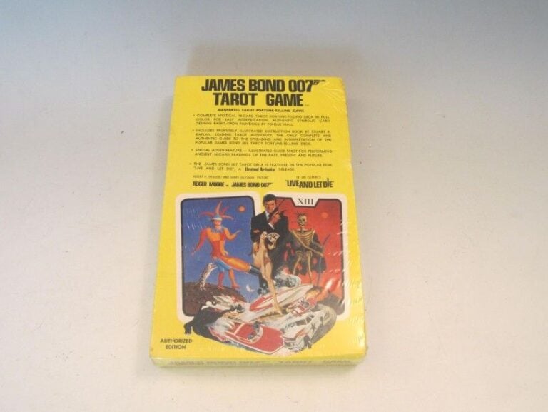 JAMES BOND 007 Jeu de tarot par US GAMES SYSTEMS complet et jamais ouvert sous celophane d'origin