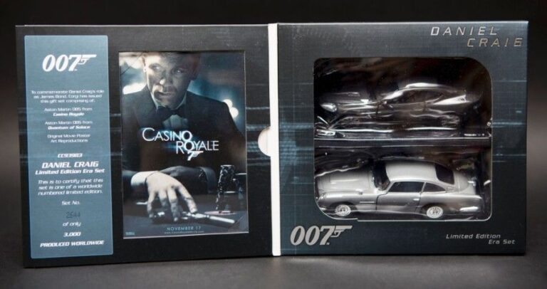 James Bond Corgi - Coffret époque Daniel Craig édition limitée Neuf en boite 2008 Grande Bretagne