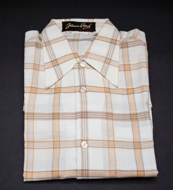 James Bond Marque JAMES BOND - Chemise à carreaux en polyester (taille enfant) Neuf