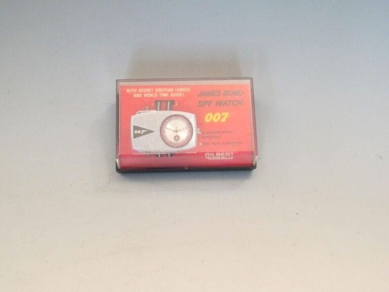 James Bond spy watch - Rare montre avec notice originale en boit