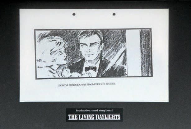 James Bond Storyboard de production, Tuer n'est pas jouer - James Bond (Timothy Dalton) et Kara Milovy (Maryam d'Abo