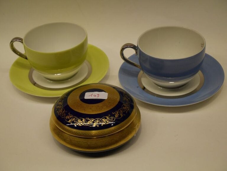 Jammet Seignolles : Lot de coffrets de tasses à café