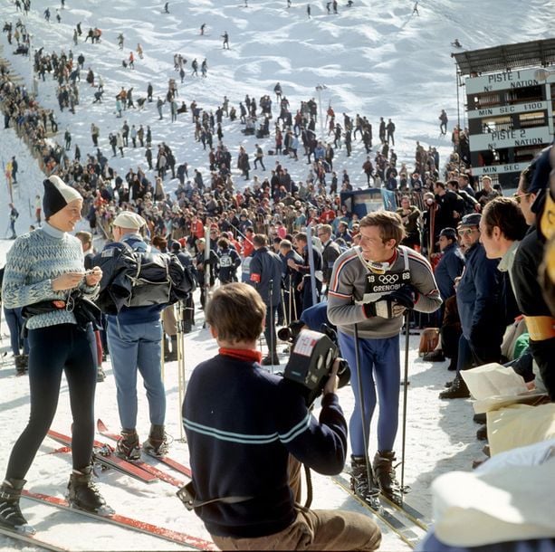 Jean-Claude Killy aux JO de Grenoble - 1968 © L'Équipe