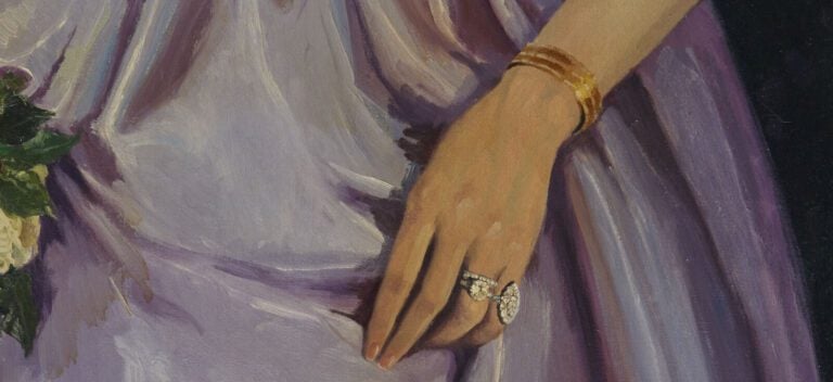 JEANNE CHARPY (1894-1988) - « Élégante » - Huile sur toile rentoilée signée en…
