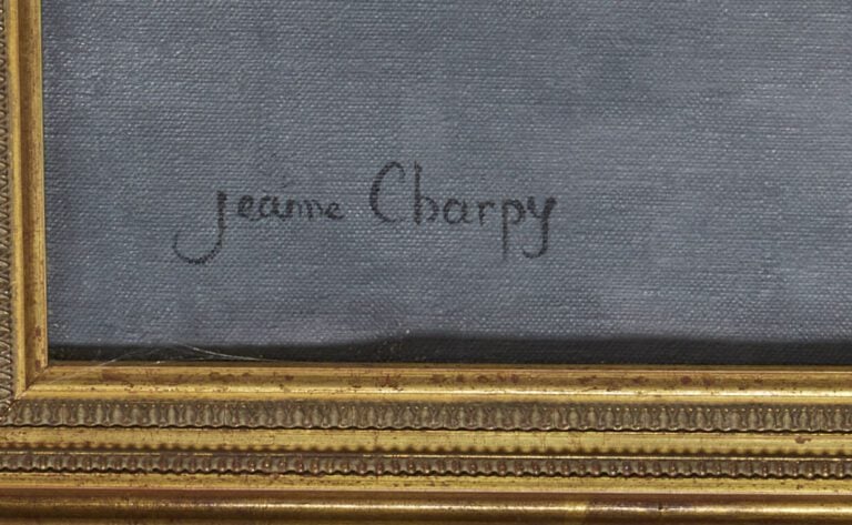 JEANNE CHARPY (1894-1988) - « Élégante » - Huile sur toile rentoilée signée en…