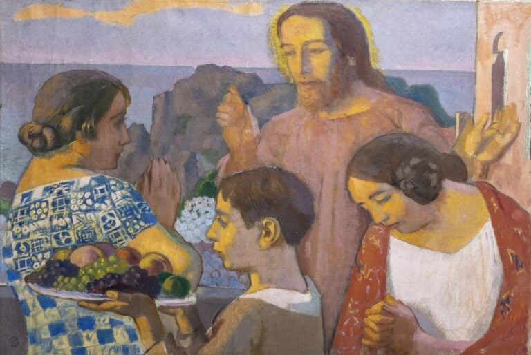 Jésus chez Marthe et Marie, vers 1927 (Sur le balcon de la villa Silencio)