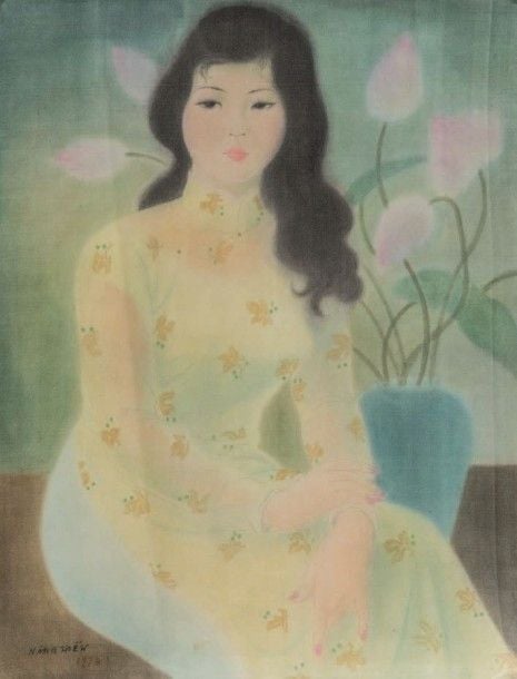 Jeune femme assise, 1974