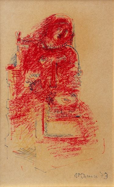 Jeune Fille rouge, 1973