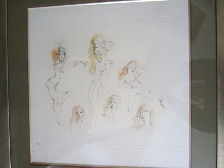«JEUNES FEMMES» Lithographie 2/280 48 x 48 cm