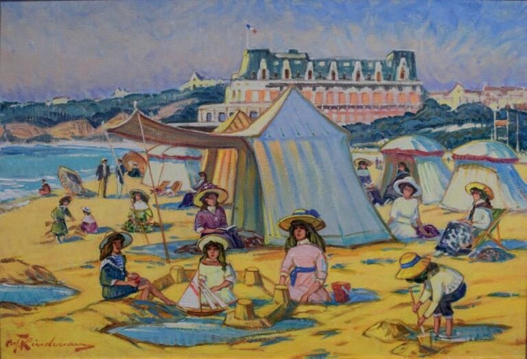 JEUX DE PLAGE À BIARRITZ