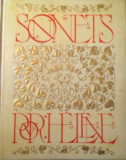 JOU RONSARD, Pierre de, SONNETS POUR HÉLÈNE Paris, Les Livres de Louis Jou, 192