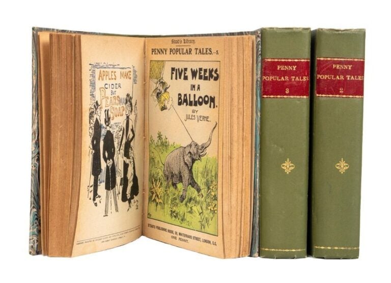 Jules Verne dans les «Penny Popular Tales
