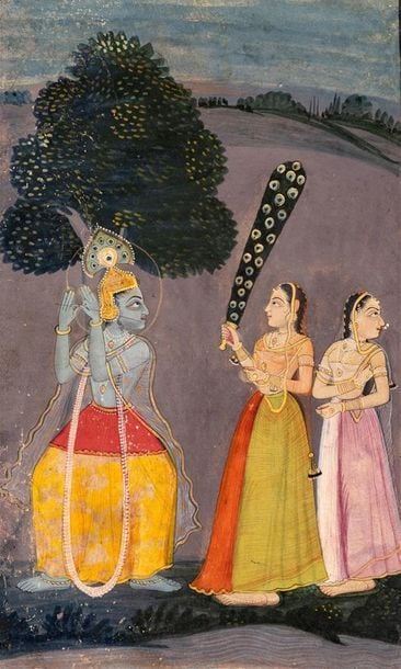 Krishna et les gopis