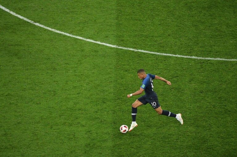 Kylian Mbappé, France-Belgique - Coupe du monde 2018 © Franck