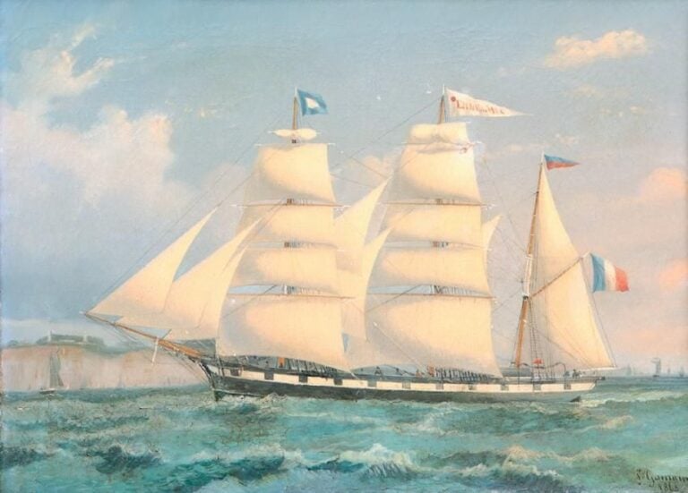 «L'étoile de la mer» Trois-mâts barque,