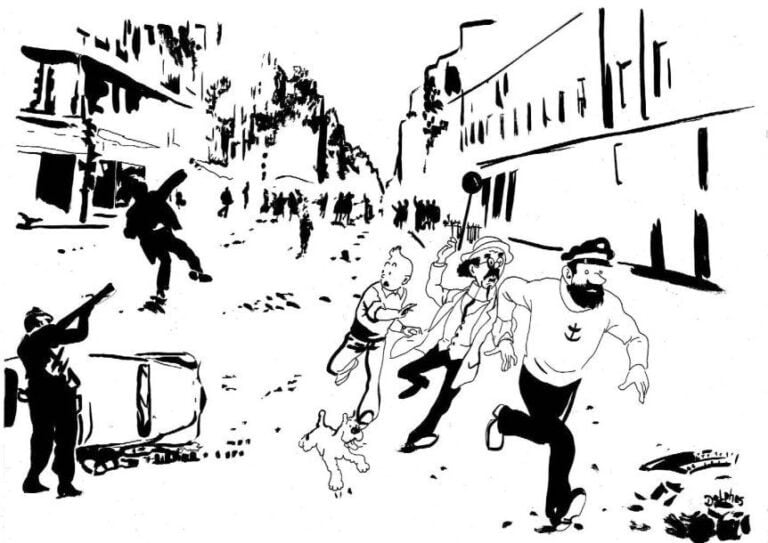 L'imaginaire au pouvoir, 2008 Affiche noir et blanc 42 x 59,4 cm