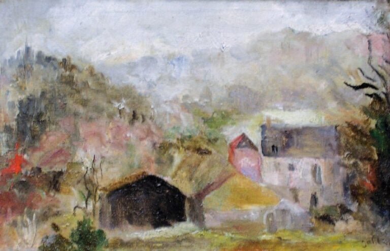 La Brive (1933) Huile sur toil