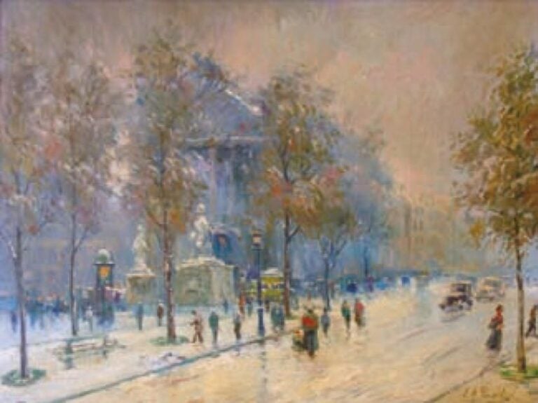 La Madeleine Huile sur toile Signée en bas à droite 80,5 x 60 cm