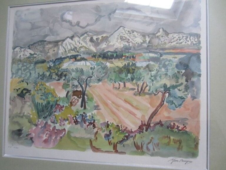 «LA MONTAGNE SAINTE VICTOIRE» EA 16/25 53 x 67 cm