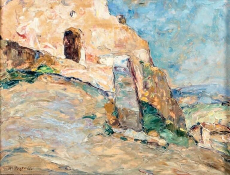 La muraille, Cagnes, 1921