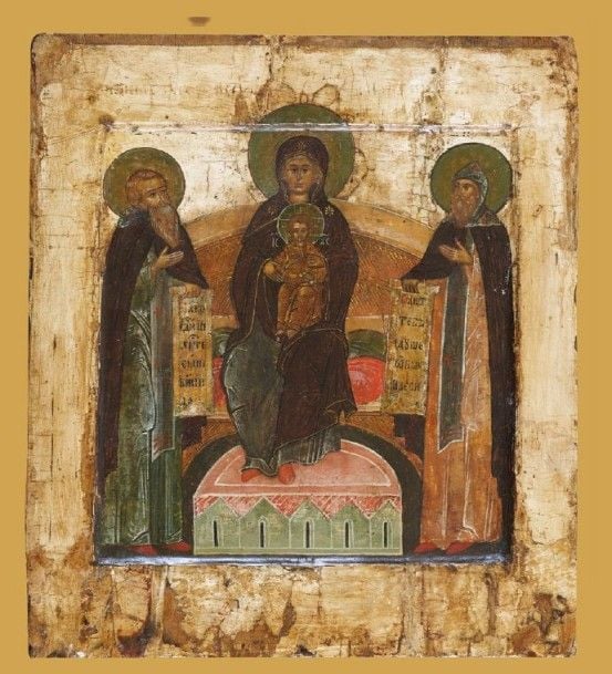 LA VIERGE DE PETCHER, russe, XVIIIe siècle