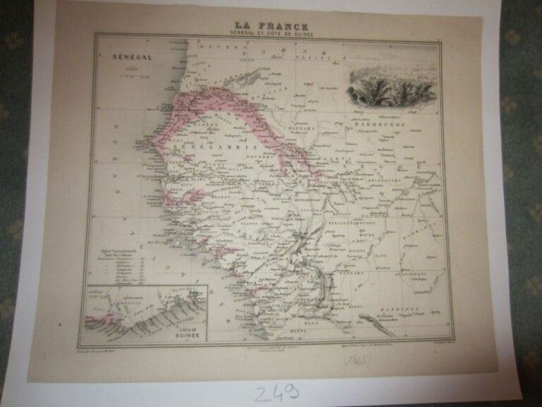 LACOSTE: SENEGAL ET COTE DE GUINEE (paris 1865