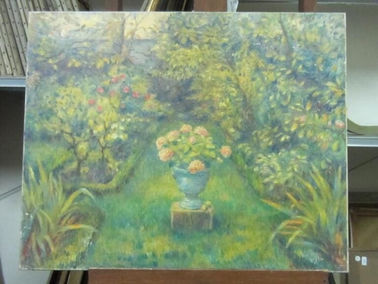 L‘allée fleurie de roses